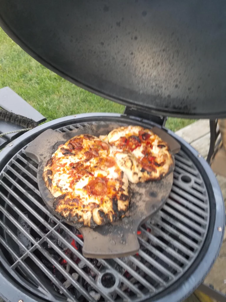 Homemade Pizza On A Grill