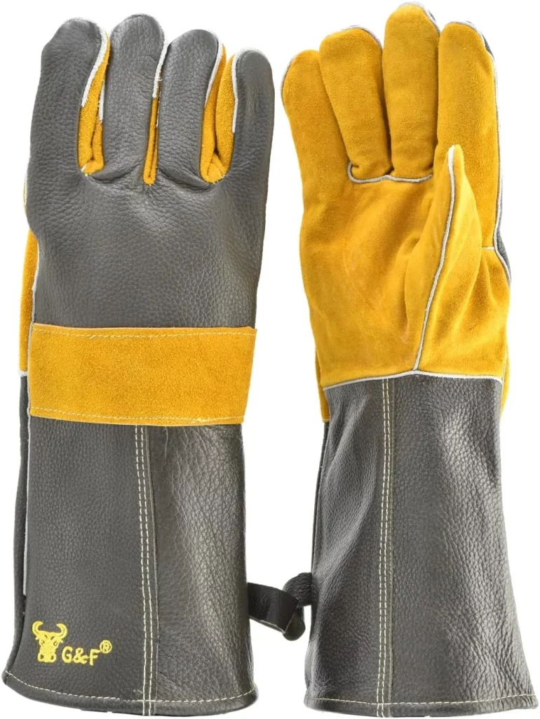 G F 8115 Heat Resistant Leather Gloves Overview